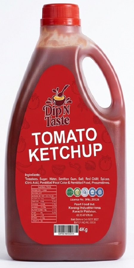 Ketchup — illustrative packaging